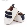 First Walkers Newborn Baby Shoes Leather Boy Girl Shoes Toddler Rubber Sole Anti-Slip First Walkers Infant Moccasins L240402