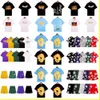 Designer Hommes T-shirts Denims Tears Cottons Tees Tear Top Floral Lâche Casual Qualité Heavy Tissu Tee Oversize Tops Court Kapok Set Pantalons et shorts sanitaires qa