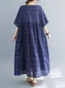 Feestjurken Oversize Katoen Vintage Korte Mouw Voor Vrouwen 2024 Zomer Casual Losse Lange Jurk Femme Gewaad Vestidos Mode Kleding