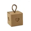 Present Wrap 10st Kraft Paper Packing för Case Candy Box Set Retro Gifts Favor Decor P Drop Drop