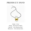 Hänghalsband perisbox minimalistisk svart dragskon rostfritt stjärna halsband flickor vattentätt 18k pvd pläterad metall mode smycken kvinna 240330