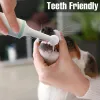 Escova de dentes elétrica para limpeza de tártaro de cachorro, recarregável, escova de dentes elétrica profissional, polidor de dentes para gato, ferramentas de higiene oral