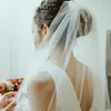 Voiles de mariée 3 m de long voile de mariage filles accessoires de cheveux pour cadeaux de mariée ivoire