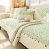 Housses de chaise à motif de Rose de noël, tapis de canapé en velours artificiel, couverture Simple, anti-poussière, décoration de la maison pour canapé de salon