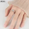 Anéis de casamento luxo moda ansiedade relaxante para mulheres cristal borboleta flor abelha spinner fidget anel de dedo menina anillos de ansiedad