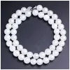 Pendants Perfect Holiday Gifts Chain Natural White Jade Collier perlé Fine Bijoux Real Chinese Boutique Pendant Accessoires