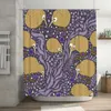 Tende per doccia Kiwi Birds Cande 72x72in con ganci motivi fai -da -te decorazione da bagno