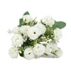 Bouquet de fleurs artificielles polyvalentes, Simulation réaliste, décoration de maison, cadeau festif pour mariage