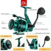 Reels VWVIVIDWORLD High Quality Double Spool Alloy Fishing Reel High Speed Spinning Reel Casting reel Carp For Saltwater