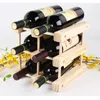 Massivholz Rotwein Rack Ornamente Wein Flasche Rack Desktop Ornamente Hause Kreative Wein Rack Display Rack Wein Lagerung Rack