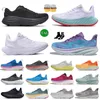 Dames Heren Topkwaliteit aaa+ OG Hardloopschoenen Clifton 9 Bondi 8 Zwart Wit Roze Ijsblauw Mint Perzik Whip Carbon 2 Onc Cloud Runners Trainers dhgates Sneaekrs