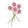 装飾的な花5xシルクchrysanthemum ball for house decorationキッチンの家の装飾のためのリアル