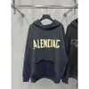 Mens Designer Hoodie Balencigs Fashion Hoodies hoody Mens Tweaters High Quality Rätt version 23SS END NEW BAPE LETTERVÄNDIGT HODED CASSUE LOOKE FIT DK0R8 VWM2