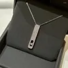 Chains Pure 925 Sterling Silver Jewelry Lady Rectangular Tag Shiny Necklace Everyday Accessory Birthday Gift