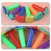 Fine Arts diy Painting Sponge Stamp 6 Pieces Set Brush Children's Creative Pigment Graffiti Rubbing Roller Plastic Tools