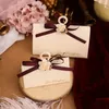 Pakietowe opakowania w opakowaniach na wesele pudełko na wkładki zaręczynowe imprezę Candy Favors Bridesmaid Baby Shower Zapasy