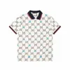 Designer T-shirt Gccies full print logo full shirt printed polo shirt fashion short sleeved fashion T-shirt mature men