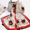 100% Natuurlijke Zijden Sjaal voor Vrouwen Print Real Bandana Sjaals en Wraps Dames Pure Sjaals Foulard Femme 240322
