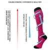 Calzini da uomo Compression Fit Edema Diabete Vene varicose Outdoor Uomo Donna Corsa Trekking Sport 2 paia/lotto