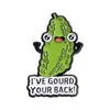 I Lobe You Funny Brain Enamel Pins Cartoon Creative Vegetable Food Brooches Lapel Badge Backpack Clothing Jewelry Pin for Gift