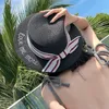 Summer Beach Sun Hat Womens Wide Brim Hatts Women Holiday Travel Hat Woman Fashion Straw Cap Flat Breim Small Caps