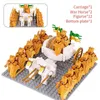 Blocks Movie Medieval Elf Chariot Soldiers Army lotr Action Figures Mini Bricks Assemble Building Blocks MOC DIY Toys for kid gifts 240401