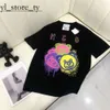 24 yeni küçük ayı tişört tasarımcısı trendy t gömlek ayı gömlek polo erkek kadın tişört grafik basılı adam gündelik tshirt lüks kısa kollu giyim 2319