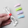 10PCS Cable Winder Silicone Cable Organizer Wire Wrapped Cord Line Storage Holder for iPhone Samsung Earphone Cable Clip