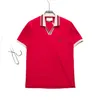 Haftowe koszule biznesowe - klasyczny styl z literą klatki piersiowej dla mężczyzn Polo Shirt Designer Man Fashion Horse Casual Men Golf Summer Polos Shirt Haftery