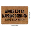 Carpets Fun Copywriting Mat Holiday Welcome Door Polyester Blankets Under 20