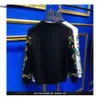 T Mens Sweater Shirts Heavy Industry Embroidered Crown European Long Sleeve T-Shirt Round Neck Bottoming -Shirt