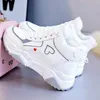 Platform Winter Sneakers Women Plush Shoes Wedge Sneaker Warm Cotton Shoes Female Lace-up Chunky Shoes Running Shoes for Woman 240321