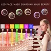 108 LED PON BEAUTY MASK INSTRUMENT USB Elektronisk föryngring Lätt fina linjer Ljusare hudtonreparation 240318