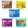 UCANBE 15 Kleuren Glas Suiker Oogschaduw Palet Make-Up Kit Levendige Heldere Glitter Shimmer Matte Shades Pigment Oogschaduw