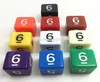 Whole10pcsset TampG High Quality Colorful D6 Dice Set Opaque effectDungeons and dragons 6 side Digital Dicedigital numbe1434514