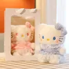 Internet kändis hej docka katt plysch leksak tyg docka par flicka födelsedag present