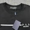 maglietta da uomo firmata T-shirt da uomo donna estate moda lettera stampa top di grandi dimensioni girocollo manica corta camicia in cotone due colori