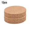 Table Mats 6/12pcs Circular/square Cork Coasters 0.3mm For Heat Insulation Anti-scalding Place Coffee Milk Decorations