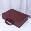 Film Television Production Script Box Archive Materials Book Storage Gift Magazine Leather Briefcase 240320