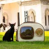 Cat Nośnik worek zwierząt domowych wyciągnij pręt duża pojemność Oxford Canvas Kullarz Kasłoniowy