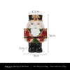Candle Holders European Nutcracker Candlestick Ornaments Ins Style Home Living Room Desktop Decoration Christmas Resin Decorations