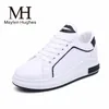 Chaussures de marche printemps femmes lèvres augmentées 4.5 Cm Femme blanc plate-forme baskets marque Basket Femme 2024