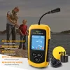 Finders Luky FFC11081 FISH FINDER LCD SCREAN PORTABLE WIRED FISH FINDER 100M深度範囲ソナーエコーサウンダーフィッシュファインダーフィッシングタックル