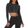 Outfit Damen Feste Farbe gewaschene und gefrostete neue schöne Backweste Frauen gepolstert Sport BH Fitness Training Running Shirts Yoga Top