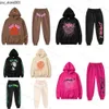 spider hoodie y2k stijl designer hoodie luxe straat trendy spider hoodie 555 spinnenweb bedrukt sp5der trainingspak ademende losse spider hoodie kinderpak 8640