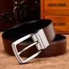 Reversible Belts For Men Genuine Leather For Male High Quality Formal Belt Black Brown Navy Blue 240325