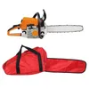Sacos de armazenamento Portátil Oxford Tecido Chainsaw Carrying Bag Red Case para 12in 14in 16in Chain Saw