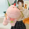 60cm Cute Dinosaur Plush Doll Kawaii Cartoon Toy Super Soft Sleeping Pillow Girls Room Decoration Childrens Birthday Gift 240325