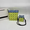 비치 백 여자 일본 일본 오리지널 조류 지갑 둥지 가방 반짝이 스 플라이 싱 세련된 싱글 어깨 다이아몬드 그리드 휴대용 및 다목적 정사각형 상자