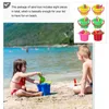 Sand Play Water Fun 24 PCS Beach Bucket Toy for Child Mini Toys Kid Sand Small Children Plastic Kids 240402